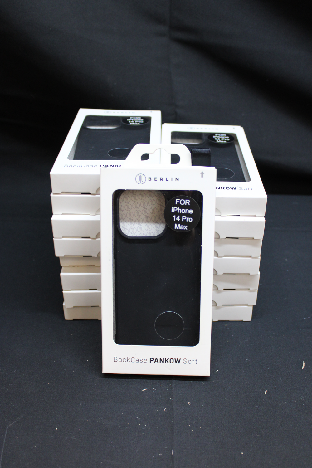 JT Berlin Pankow Soft Backcover Apple iPhone 14 Pro Max Schwarz 16 STÜCK von JT Berlin