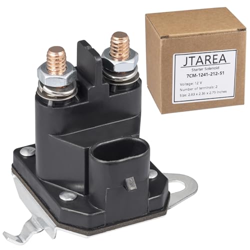 JTAREA 7CM-1241-212-51 Starterrelais Anlasserrelais Magnetschalter 12V Anlasser Relais Starter Solenoid Starter-Magnetventil für Trombetta 7CM124121251 M008904-000 Gravely 05167200 Aufsitzmäher JTAREA 7CM-1241-212-51 Starterrelais Anlasserrelais Magnetschalter 12V Anlasser Relais Starter Solenoid Starter-Magnetventil für Trombetta 7CM124121251 M008904-000 Gravely 05167200 Aufsitzmäher von JTAREA