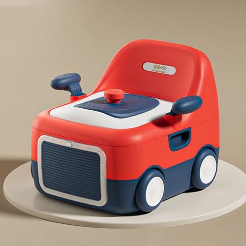 JTBDWOSK Babytopf mit praktischem Stauraum, 3-in-1 Potty Trainer & Kindertoilette für einfaches Töpfchentraining – Perfekter Toilettensitz für Kinder,Rot JTBDWOSK Babytopf mit praktischem Stauraum, 3-in-1 Potty Trainer & Kindertoilette für einfaches Töpfchentraining – Perfekter Toilettensitz für Kinder,Rot von JTBDWOSK