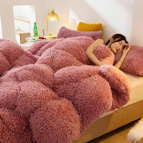 JTBDWOSK Flauschige Kaschmir Steppdecken, Verdicken Steppdecken Verdicken Sie Lamm Kaschmir Decke Winter Weiche Warme Bettdecke Bettwäsche150x200cm(1.5kg),7,180x220cm（3.75kg） von JTBDWOSK