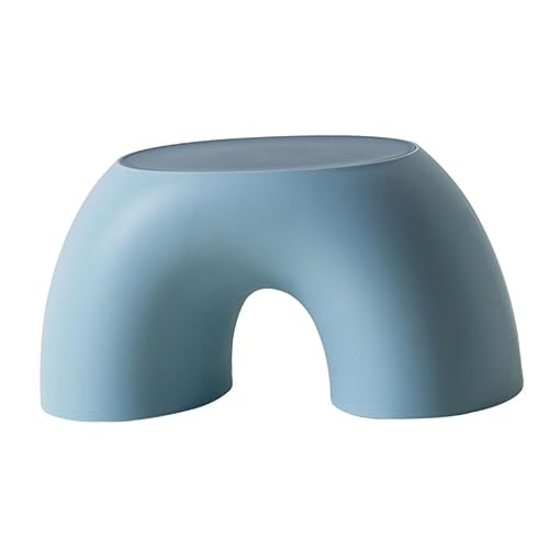 JTBDWOSK Rutschfester Tritthocker Kleiner Hocker Niedriger Hocker Einfacher Badezimmerhocker Blauer Tritthocker Tritthocker für Kinder,Blau von JTBDWOSK