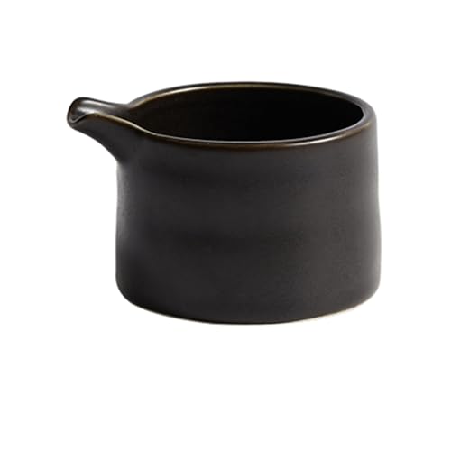 JTBDWOSK Schwarz, Sauciere Einfache Steak Saft Eimer Sauciere Keramik Kaffeetasse kleine Milchkännchen Milchkrug Soßenkanne JTBDWOSK Schwarz, Sauciere Einfache Steak Saft Eimer Sauciere Keramik Kaffeetasse kleine Milchkännchen Milchkrug Soßenkanne von JTBDWOSK