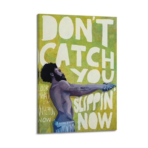 JTFCKH Kunstdruck auf Leinwand, Motiv: Gambino Rapper, Motiv: Childish Gambino Rapper, limitiertes Albumcover, Poster, Leinwand, ästhetische Poster, Musik, Klassenzimmer, Schlafzimmer, Wanddekoration JTFCKH Kunstdruck auf Leinwand, Motiv: Gambino Rapper, Motiv: Childish Gambino Rapper, limitiertes Albumcover, Poster, Leinwand, ästhetische Poster, Musik, Klassenzimmer, Schlafzimmer, Wanddekoration von JTFCKH