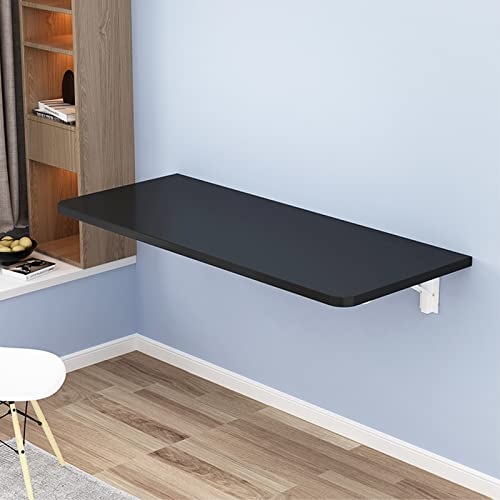 JTGPFC Klapptisch Wand Wandtisch, 70×50cm 100×40cm Weiß Schwarz Blau Gelb, Brett Mit Hoher Dichte Holztisch Bürotisch Esstisch Für Schlafzimmer Küche Balkon Waschküche Belastbar 70KG von JTGPFC