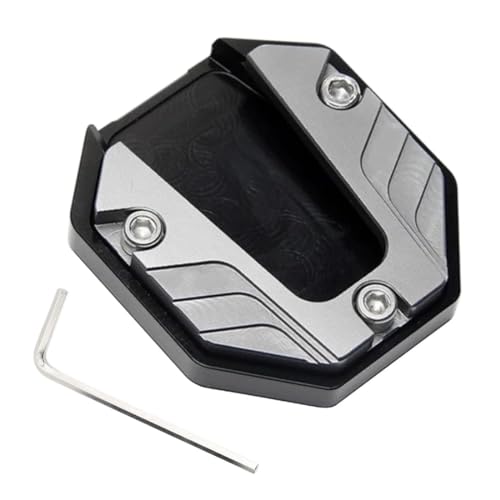 JTKREW Universal Motorrad Stützfuß-Verlängerungspolster Seitenständer-Unterstützung Stützplatte-Vergrößern Ständer Seite Stehen Vergrößern Ständer Verlängerung Pad CNC-Aluminiumlegierung JTKREW Universal Motorrad Stützfuß-Verlängerungspolster Seitenständer-Unterstützung Stützplatte-Vergrößern Ständer Seite Stehen Vergrößern Ständer Verlängerung Pad CNC-Aluminiumlegierung von JTKREW