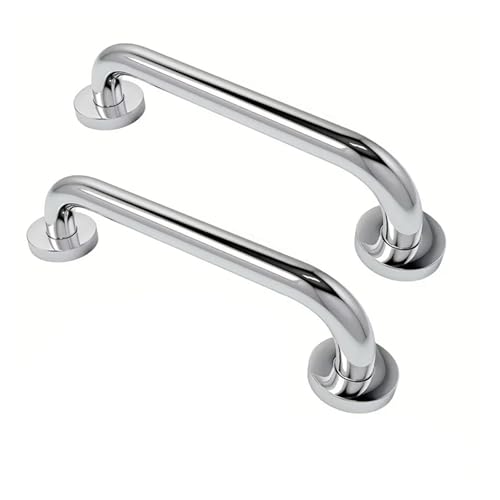 Haltegriff Dusche 2 Stück Handläufe aus Edelstahl, barrierefreies Badezimmer, Sicherheitshandläufe for, Badezimmerhandläufe for behinderte ältere Menschen Haltegriff Dusche 2 Stück Handläufe aus Edelstahl, barrierefreies Badezimmer, Sicherheitshandläufe for, Badezimmerhandläufe for behinderte ältere Menschen von JTKSSCS