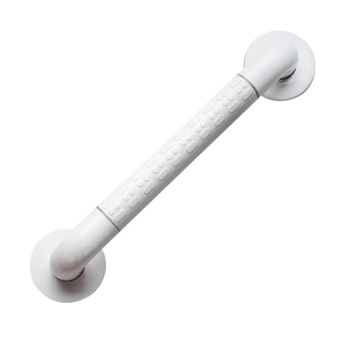 Haltegriff Dusche 30/40/50cm Badezimmergriff Duschwanne Haltegriff Toilettensicherer Griff Handlauf Nützlicher Duschsicherheitsstützgriff(White,50cm) von JTKSSCS