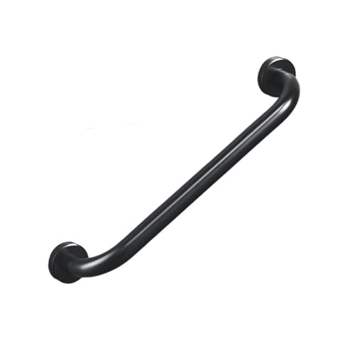 Haltegriff Dusche Aluminium-Badewanne Haltegriffe Handläufe Alte Menschen Badezimmer Griff Armlehne Sicherheit & Zubehör WC Handtuchhalter(30cm black) von JTKSSCS