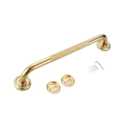 Haltegriff Dusche Klassisches Antik-Gold-Messing Badezimmer Duschraum Rutschfester Haltegriff Badewanne Handlauf Armlehne Wand Hardware Zubehör(Color1) von JTKSSCS