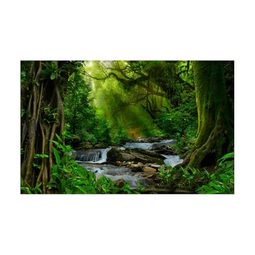 JTKSSCS Aquarium RüCkwand Aquarium Hintergrund Aufkleber Poster Fisch Tank Dekoration Selbstklebende Tapete Hintergrund(41x 122cm) von JTKSSCS