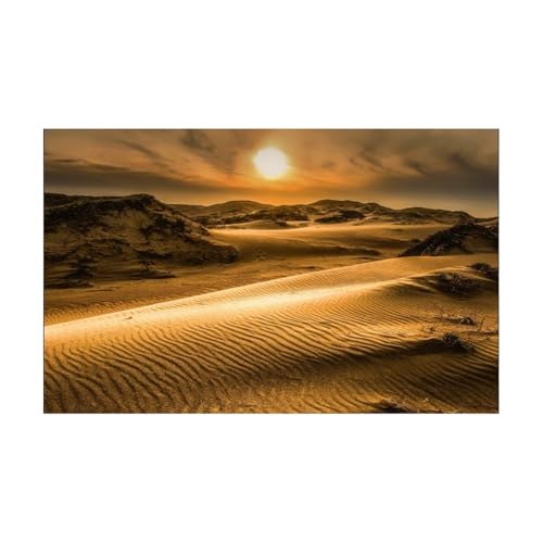 JTKSSCS Aquarium RüCkwand Aquarium-Hintergrundaufkleber, Hintergrundplakat, Wüstenfischtank-Dekoration, Selbstklebende Tapete, Hintergrund(54x122cm) von JTKSSCS