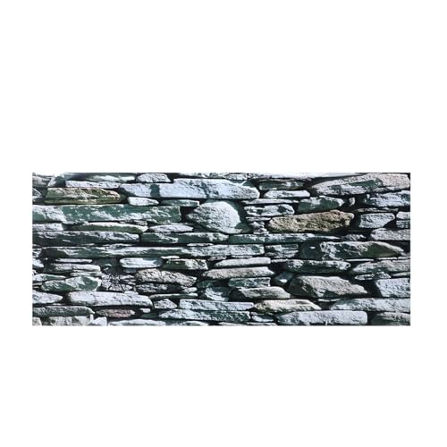 JTKSSCS Aquarium RüCkwand Hintergrund Poster Dekorative Stonewalling Gemälde PVC Aufkleber Landschaft Bild for Aquarium(61x41cm) von JTKSSCS