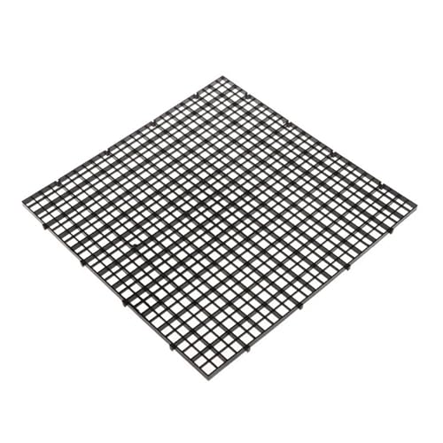 JTKSSCS Aquarium Trennwand Aquarium-Teiler, Eierkiste aus Kunststoff for Aquarium-Trennplatte, Gitter-Isolationsbrett, Aquarium-Unterfilterschale(Black) von JTKSSCS