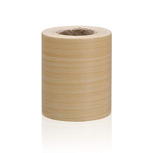 JTKSSCS BordüRe Selbstklebend 5M PVC Wasserdicht Taillenlinie Holz Marmor Selbstklebende Sockelleiste Tapete Wohnzimmer Dekor Vinyl Bordüre Wand Ecke Sticke(Beige3,12cm x 5m) von JTKSSCS