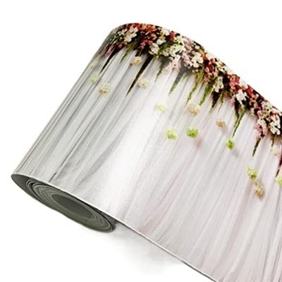 JTKSSCS BordüRe Selbstklebend Selbstklebende Tapetenbordüren for Küche, Badezimmer, Möbel, Aufkleber, PVC, wasserdicht, 3D-Wohnkultur, Marmor, Trittlinie, Taille(WB12 02) von JTKSSCS