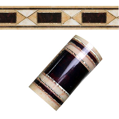 JTKSSCS BordüRe Selbstklebend Wandaufkleber 3D Wasserdichter Fliesenaufkleber Wandwandaufkleber for Küche Wohnzimmer JTKSSCS BordüRe Selbstklebend Wandaufkleber 3D Wasserdichter Fliesenaufkleber Wandwandaufkleber for Küche Wohnzimmer von JTKSSCS