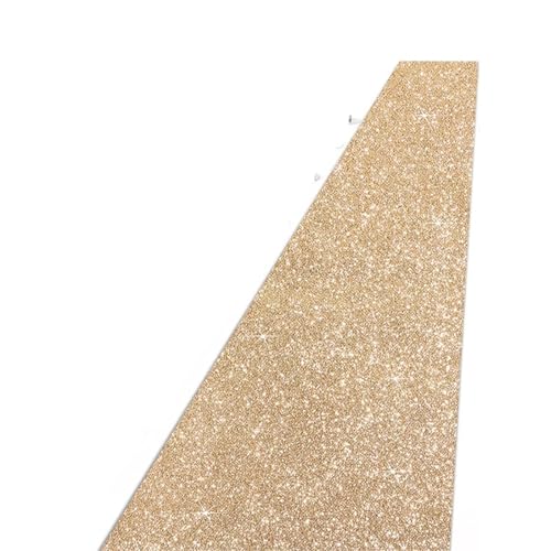 JTKSSCS Hochzeitsteppich Glitzerteppich for Hochzeit, Weihnachten, Thanksgiving, Outdoor-Accessoires, Hochzeitsparty, Korridorteppich(Champagne,2M_1.2M) von JTKSSCS
