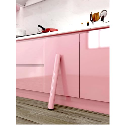 JTKSSCS Küchenfolie Selbstklebende Hochglanz-PVC-Folie – Abziehen und Aufkleben der Tapete for Möbel, Kleiderschrank, Küche(Color-3,55CM X 500CM) von JTKSSCS