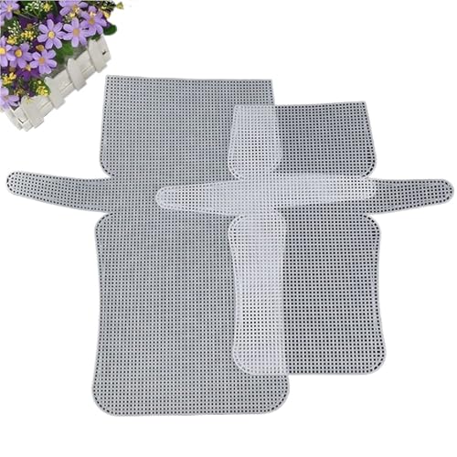 JTKSSCS Kunststoffgitter Haken Kunststoff Weben Mesh Tuch for Tasche Herstellung DIY Handarbeit Taschen Material Latch Hergestellt Gitter(L) von JTKSSCS