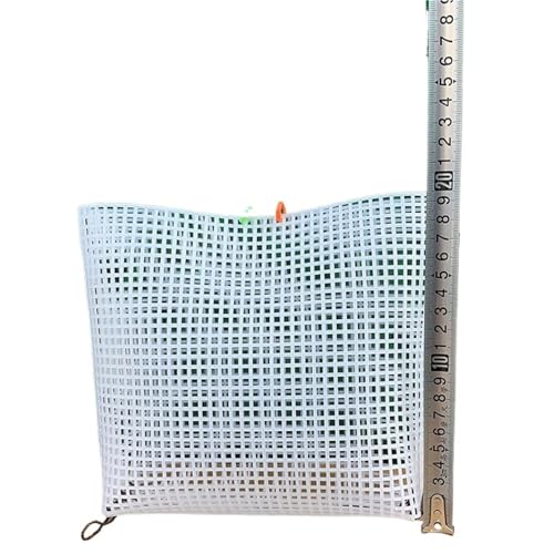 JTKSSCS Kunststoffgitter Strick-Stickerei-Eimertasche, Hilfs-Strick-Näh-Web-Kunststoff-Netzblatt for DIY-Zubehör, Handgefertigt, Einfacher Strickhelfer(Bronze) von JTKSSCS