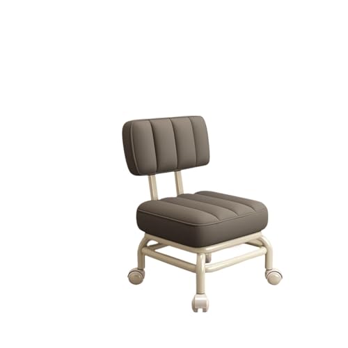 JTKSSCS Niedriger Rollhocker Mit Rollen Niedrige Rollsitz-Sofa-Fußstütze, universelle Lenkrollen, Reinigungs-Pediküre-Hocker for Fitness, Zuhause, Garage, Friseurladen(Dark Gray) von JTKSSCS