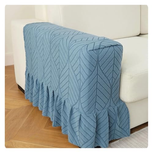 JTKSSCS Schonbezug Sofa 1PC Jacquard Armlehne Schonbezug Stretch Stuhl Abdeckungen Sessel Sofa, Möbel Protector(Blue) von JTKSSCS