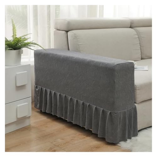JTKSSCS Schonbezug Sofa 1Pcs Elastische Abnehmbare Armlehne Abdeckungen Möbel Stretchy Stuhl Sofa Couch Arm Schutz(Dark Gray,1Pcs) von JTKSSCS
