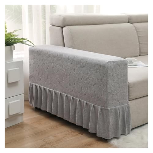 JTKSSCS Schonbezug Sofa 1Pcs Elastische Abnehmbare Armlehne Abdeckungen Möbel Stretchy Stuhl Sofa Couch Arm Schutz(Light Gray,2Pcs) von JTKSSCS