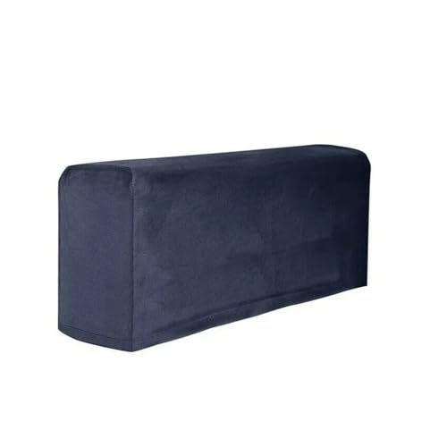JTKSSCS Schonbezug Sofa 2 Stück Stretch Sofa Armlehnenbezüge Anti-Rutsch Liege Sessel Couch Arm Möbelschutz(Blue) von JTKSSCS