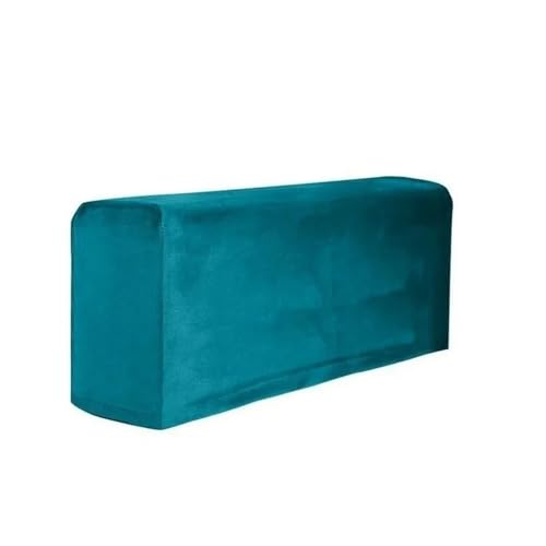 JTKSSCS Schonbezug Sofa 2 Stück Stretch Sofa Armlehnenbezüge Anti-Rutsch Liege Sessel Couch Arm Möbelschutz(Peacock Blue) von JTKSSCS
