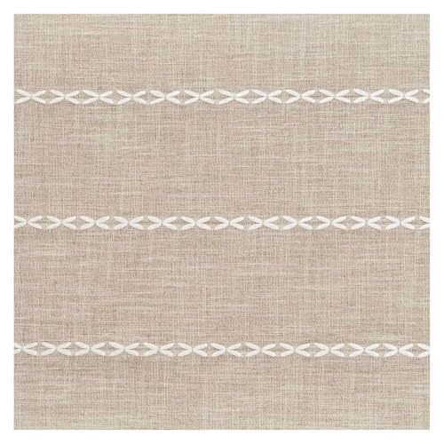 JTKSSCS Tischläufer Rustikaler Tischläufer aus Leinen im Landhausstil, Langer bestickter Tischläufer(30x275cm) von JTKSSCS