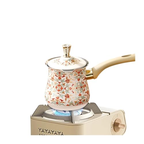 JTKSSCS TüRkische Kaffeekanne 500 ml türkische Kaffeekanne mit langem Holzgriff und robuster von JTKSSCS