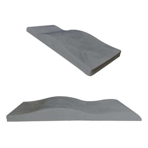 Kurvige Massagebett Gebogene Verlängerung Lash Topper Massage Tisch Wimpern Matratze Bett for Schönheit Salon(Grey Mattress) von JTKSSCS