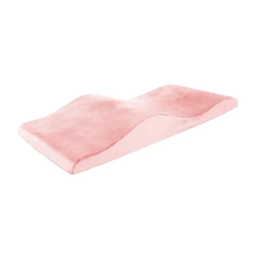 Kurvige Massagebett Gebogene Verlängerung Lash Topper Massage Tisch Wimpern Matratze Bett for Schönheit Salon(Pink Mattress) von JTKSSCS