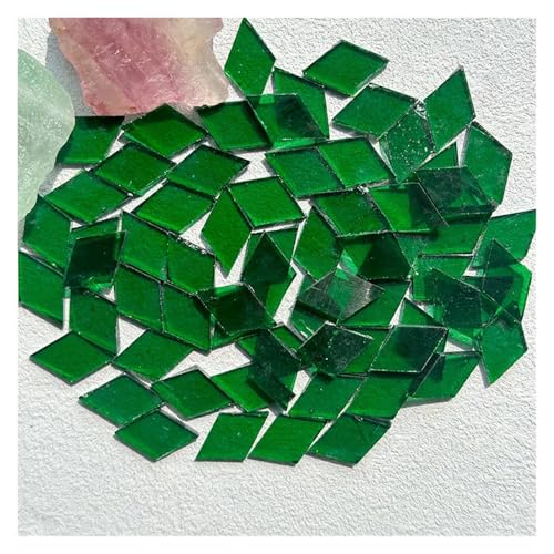 Mosaiksteine 50g Klarglas Mosaik Fliesen Multi Farbe Mosaik Stück DIY Herstellung Steine for Handwerk Hobby Kunst Hause Wand(Color3) von JTKSSCS