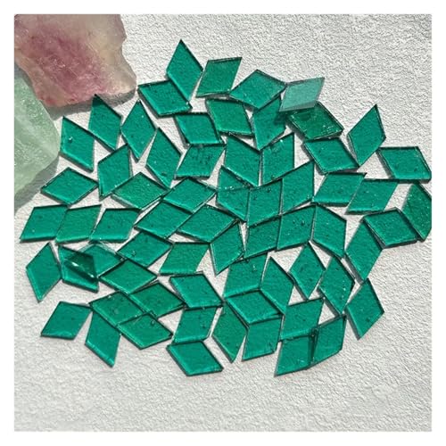 Mosaiksteine 50g Klarglas Mosaik Fliesen Multi Farbe Mosaik Stück DIY Herstellung Steine for Handwerk Hobby Kunst Hause Wand(Type 9) von JTKSSCS