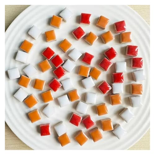 Mosaiksteine DIY 100g Keramik Mosaik Fliesen for Handwerk Handgemachte Ornamente Mixd Bunte Kristall for Dekorative(Color 03) von JTKSSCS