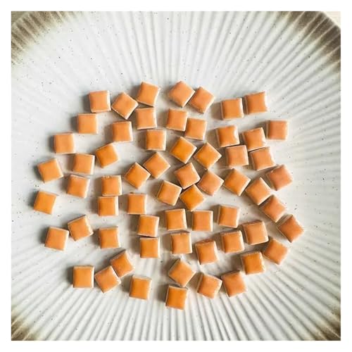Mosaiksteine DIY 100g Keramik Mosaik Fliesen for Handwerk Handgemachte Ornamente Wand Handwerk Bunte Kristall for Dekorative(Color 04) von JTKSSCS