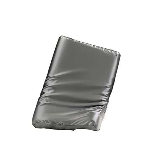 Seidenkissenbezug Kissenbezug aus Satin-Seide for Memory-Schaum und Latex-Kissen, Fester, Schutz for Haare Haut, dekorativer Bezug, 30 x 50 cm/40 60 cm(Dark Grey,1PCx40x60cm) von JTKSSCS