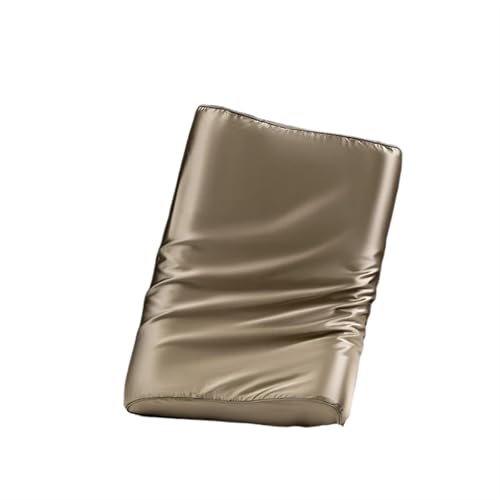 Seidenkissenbezug Kissenbezug aus Satin-Seide for Memory-Schaum und Latex-Kissen, Fester, Schutz for Haare Haut, dekorativer Bezug, 30 x 50 cm/40 60 cm(Gold,1PCx30x50cm) von JTKSSCS