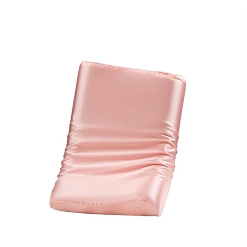 Seidenkissenbezug Kissenbezug aus Satin-Seide for Memory-Schaum und Latex-Kissen, Fester, Schutz for Haare Haut, dekorativer Bezug, 30 x 50 cm/40 60 cm(Jade,1PCx40x60cm) von JTKSSCS