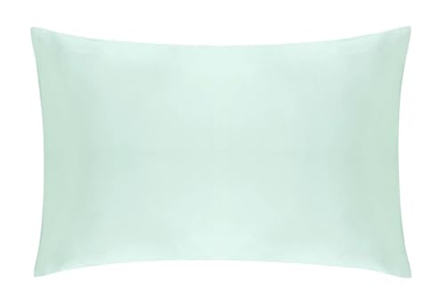 Seidenkissenbezug Seidenkissenbezug Mit Verstecktem Reißverschluss, Natur, Hochwertig, Beidseitiger for Schlaf Und Hautpflege(Light Green,51x66 cm) von JTKSSCS