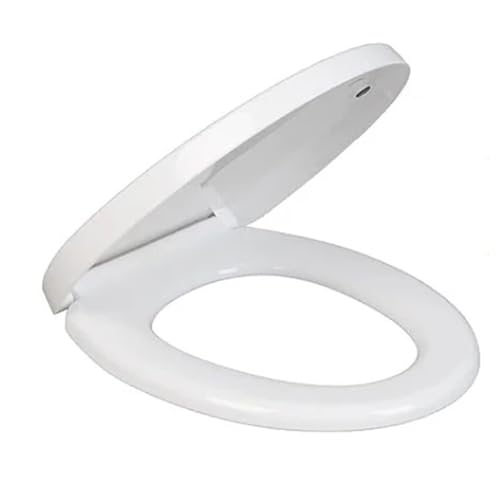 Toilettensitz Toilettensitz mit Absenkautomatik und Schnellverschluss Leicht zu reinigender O-Ring-Toilettensitz von JTKSSCS