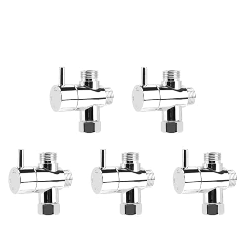 Umschaltventil Dusche 1-5Pcs Umleitung Ventil Tap Anti-scratch Dusche Kopf Umsteller 3-Weg Arm Bad Teile(5PCS) von JTKSSCS