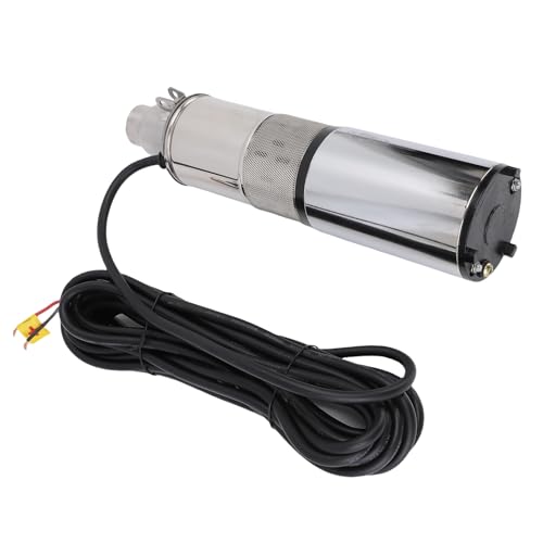 JTLB 12 V 220W Solar Deep Well Tauchpumpe, 1,2 M³/h Flowrate 30m Hub mit 10 M Netzkabel für die Bewässerung der Farm Ranch, eine Schraubenpumpe Kupfermotor, Edelstahlkörper JTLB 12 V 220W Solar Deep Well Tauchpumpe, 1,2 M³/h Flowrate 30m Hub mit 10 M Netzkabel für die Bewässerung der Farm Ranch, eine Schraubenpumpe Kupfermotor, Edelstahlkörper von JTLB