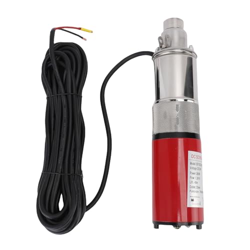 JTLB 260W Tiefe Brunnenpumpe, Edelstahlschraubpumpenpumpe Ranch -Bewässerung, Hoher 40 -m -Kopf für Batterie oder Solarpanel von JTLB
