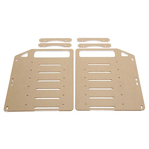 JTLB Acryl-Festplattenhalterung, DIY 3,5-Zoll-Festplattenregal HDD Transparenter Käfig YJ-Y6F-002 von JTLB