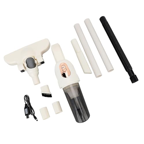 JTLB Akku-Stabstaubsauger Handstarker Sauger 270° Drehbare Bürste 10000PA Waschbarer Filter Haushalts-Autostaubsauger Tastaturschrank von JTLB