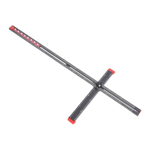 JTLB Bohrpositionierungsherrscher, Einstellbare T -Quadrat -Multi -Winkel -Lineal mit Blasenpegeln, für Holzbearbeitung, Installation von JTLB