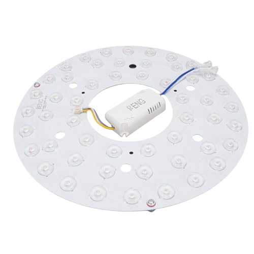 JTLB Deckenventilator Leuchte Leuchte Ersatztafel 270mm Magnetic 3CCT 3000K 4200K 6500K Dimmbare 24W LED -Deckenlüfter Leuchtdauer nach Restrofit Kit JTLB Deckenventilator Leuchte Leuchte Ersatztafel 270mm Magnetic 3CCT 3000K 4200K 6500K Dimmbare 24W LED -Deckenlüfter Leuchtdauer nach Restrofit Kit von JTLB